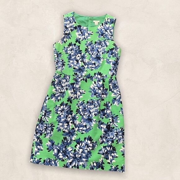 J Crew A-Line Floral Dress - Picture 1 of 4
